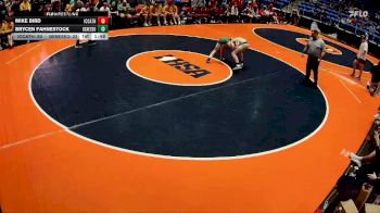 106 lbs Quarterfinals (8 Team) - Mike Bird, Elmhurst (IC Catholic) vs Brycen Fahnestock, Geneseo
