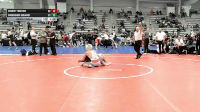182 lbs Semifinal - Drew Teeter, NC vs Dresden Beard, KS