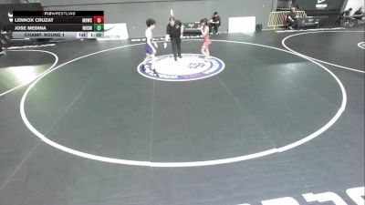 All Cadet Boys Freestyle Lower - 100 lbs Champ. Round 1 - Lennox Cruzat, Mad Dawg Wrestling Club vs Jose Medina, Merced High School Wrestling