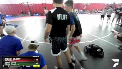 215 lbs Round 3 (16 Team) - Devin Otto, Coleman Cougars vs Carson Gilbert, BBE/Waska