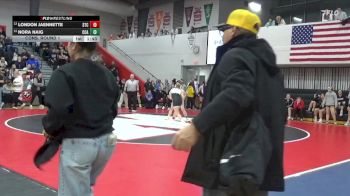 125 lbs Cons. Round 1 - Nora Naig, Clear Creek-Amana vs London Jaennette, South Tama