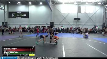 52 lbs Round 4 (8 Team) - Carter Hardy, 4M vs Brady Bellavia, CT Elite