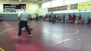 133 lbs Quarterfinal - Erickson Edpao, Santa Rosa Junior College vs Cairo Plascencia, Fresno City College