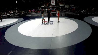 120 lbs Irini Poka, OCWA - Orange County Wrestling Association vs Isabella Ruiz, KCWA - Kern County Wrestling Association