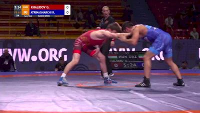61kg Semifinal - Reza Atri, IRI vs Gamzatgadzhi Khalidov, HUN