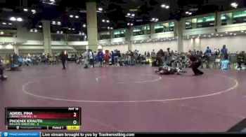 120 lbs Placement (16 Team) - Phoenix Krauth, Bulldog Wrestling vs Adriel Pina, Cowboy Forever