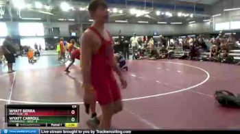 125 lbs Round 5 (8 Team) - Wyatt Berra, Fight Club vs Wyatt Carroll, Stronghold - Gold