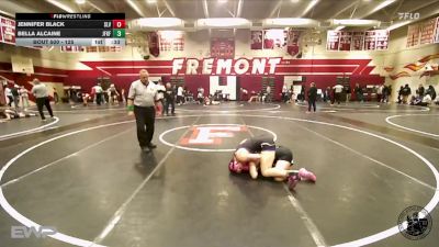 125 lbs Cons. Round 3 - Bella Alcaine, John F Kennedy -Fremont vs Jennifer Black, San Lorenzo Valley