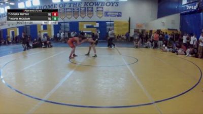 120 lbs Champ. Round 3 - Costa Tuttle, Heatwave Wrestling Club vs Kevin Mclean, Flagler