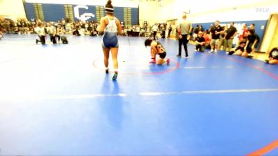 145 lbs Quarterfinal - Elysum Campos, Eastvale Elite Wrestling vs Delyla Cabrera, El Toro High School