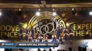 Music City All Stars - Youth Large Pom [2022 Youth - Pom] 2022 One Up Nashville Grand Nationals DI/DII