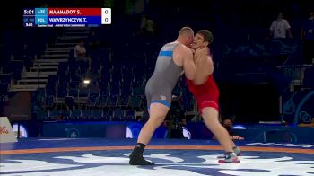 130 kg Quarterfinal - Sarkhan Mammadov, AZE vs Tomasz Jacek Wawrzynczyk, POL