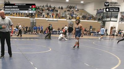 184 lbs Semifinal - Marcus Petite, University At Buffalo vs Brian Burburija, Air Force