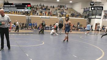 184 lbs Semifinal - Marcus Petite, University At Buffalo vs Brian Burburija, Air Force