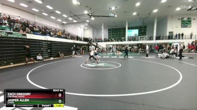 113B Round 1 - Zach Gregory, Cheyenne South vs Jasper Allen, Lyman