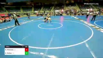 120 lbs Semifinal - Kale Petersen, Sebolt Wrestling Academy vs Gage Walker, JAY HIGH SCHOOL