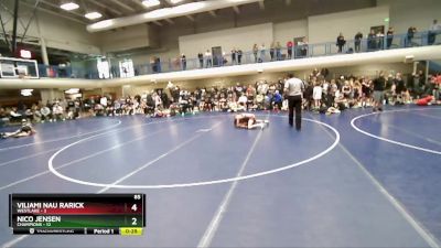 85 lbs Round 1 (4 Team) - Nico Jensen, Champions vs Viliami Nau Rarick, Westlake