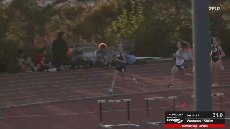 Women's 1500m, Finals 2