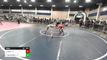 120 lbs Round Of 64 - Jeremy Tajiri, Mira Mesa Wrestling vs Fabriccio Hernandez, Thorobred WC