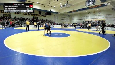 147 lbs Consi Of 16 #1 - Jameson Moore, Fremont vs Zev Koransky, Oak Park River Forest (IL)