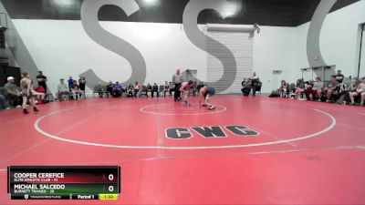 112 lbs Placement Matches (8 Team) - Kain Lewis, Death Squad Wrest vs Emmitt Myers, Patriots Wrestling Club