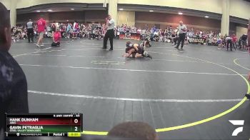 60 lbs Quarterfinal - Hank Dunham, Ares vs Gavin Petraglia, Steel Valley Renegades