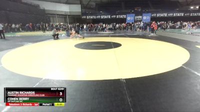 126 lbs 7th Place Match - Austin Richards, Thunder Mountain Wrestling Club vs Cohen Berry, UP Outlaw WC