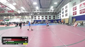 125 lbs Cons. Round 2 - Seth I`nama, Briar Cliff (Iowa) vs Tyler Johnson, Avila