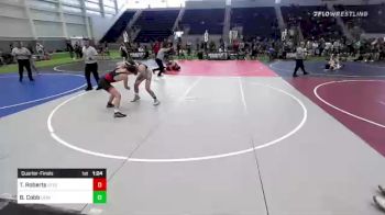 130 lbs Quarterfinal - Tyson Roberts, Steelclaw WC vs Brody Cobb, Lions WC