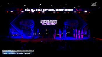 South Coast Cheer - Love [2026 L1 Junior - Medium Day 1] 2026 NCA All-Star National Championship