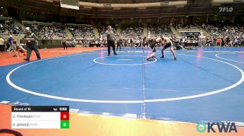 130 lbs Round Of 16 - Zachary Piovesan, Pocola Youth Wrestling vs Eathan Glossip, Perkins