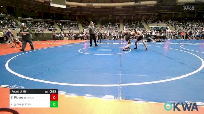 130 lbs Round Of 16 - Zachary Piovesan, Pocola Youth Wrestling vs Eathan Glossip, Perkins