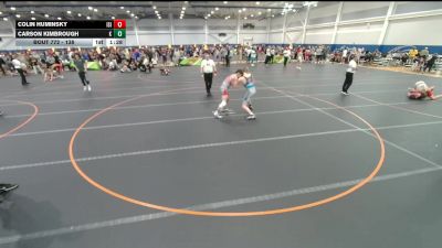 138 lbs Champ. Round 3 - Colin Huminsky, ISI Wreslting Club vs Carson Kimbrough, Unattached
