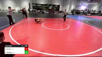 126 lbs Consolation - Kristofer Arrey, Threshold WC vs Eric Griego, Duran Elite