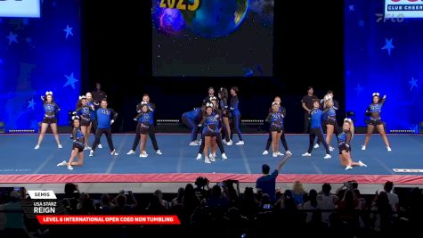 USA Starz - Reign [2025 L6 International Open Coed Non Tumbling Semis] 2025 The Cheerleading Worlds