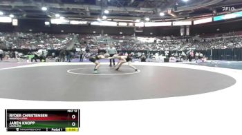 126 lbs Cons. Round 4 - Ryder Christensen, Wasatch Utah vs Jaren Knopp, Lakeland