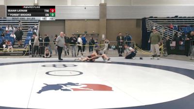 84 lbs Cons. Sub-quarters - Isaiah Latham, Team Tugman Wrestling Club vs Forest Brooks, Contenders Wrestling Academy