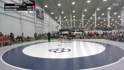 105 lbs Addalyn Sisson, Indiana Gold vs Araceli Clem, Pennsylvaniia Red