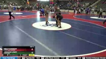 116 lbs Champ. Round 2 - Addison Loney, Van Buren vs Kelly Kanaday, Little Rock Central