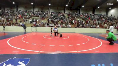 37 lbs Quarterfinal - Chaos Vasquez, Richmond Hill Wrestling Club vs Kaydence Neal, Dendy Trained Wrestling