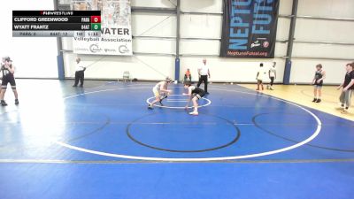85 lbs Rr Rnd 3 - Clifford Greenwood, Parabellum Wrestling Academy vs Wyatt Frantz, 84 Athletes
