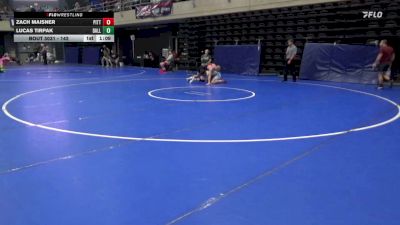 142 lbs Quarterfinal - Zach Maisner, Pittsburgh vs Lucas Tirpak, Dallas