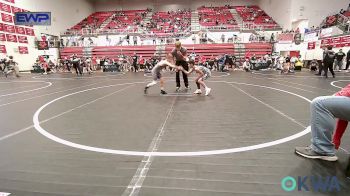 67 lbs Semifinal - Hayden Hayes, Weatherford Youth Wrestling vs Rhett Mudgett, Choctaw Ironman Youth Wrestling