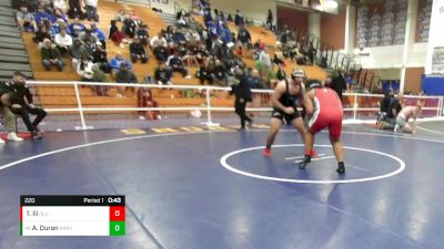 220 lbs Cons. Round 4 - Aaron Duran, Arroyo vs Tusitala Ili, Orange Lutheran