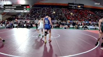 3A 190 lbs Semifinal - Gabriel Cox, New Plymouth vs Kenyon Adams, Declo