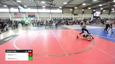 54 lbs Quarterfinal - Ricardo Sierra, Desert Dogs WC vs Frank Molinaro, Rising Sun WC