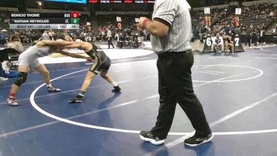 120 lbs Consi Of 8 #1 - Benicio Thome, Bishop Amat (SS) vs Nathan Reynolds, St. John Bosco (SS)