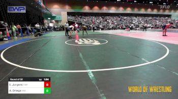 160 lbs Round Of 32 - Eli Jurgens, Timpanogos Wrestling vs Anthony Ortega, Swamp Monsters