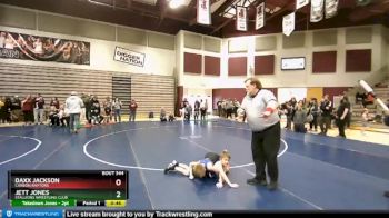 67 lbs Cons. Semi - Jett Jones, Stallions Wrestling Club vs Daxx Jackson, Carbon Raptors
