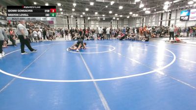 110 lbs Cons. Quarters - Cameron Larson, Steelclaw Wrestling Club vs Gideon Rapier, Priest River Wrestling Club